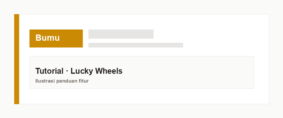 Tutorial Lucky Wheels: Undi Doorprize dari Tamu Hadir